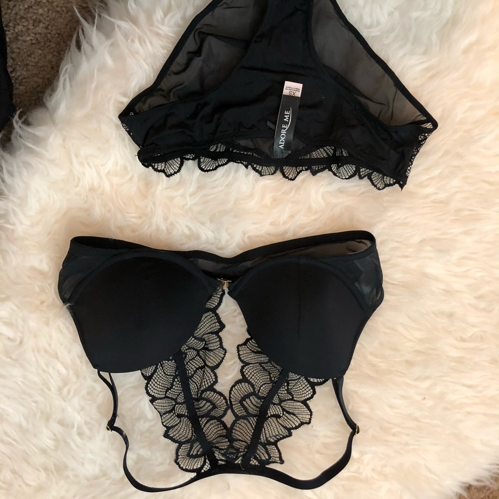 Adore me bra and panty set lace